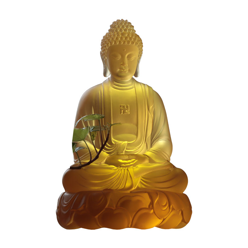 Amitābha-Buddha-Kristallstatuen
