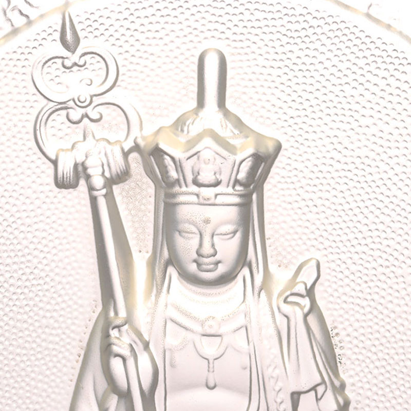 Ksitigarbha Bodhisattva dekorative Liuli-Ziegel