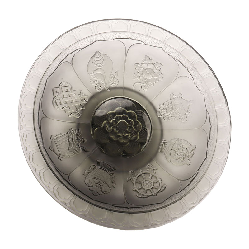 Obstschale aus grauer Glasur