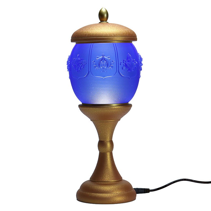 Acht Schätze Lotus-Serie Buddhistisches Altar-Kristallglas-Opferset