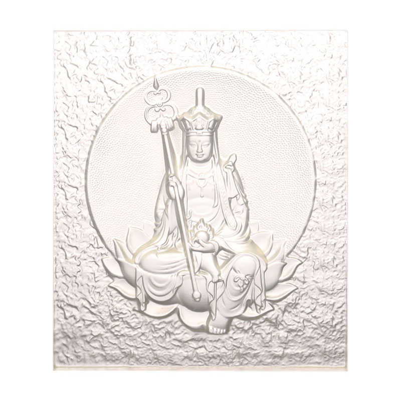 Ksitigarbha Bodhisattva dekorative Liuli-Ziegel