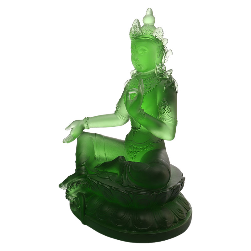 Syamatara, Grüne Tara-Glasstatuen