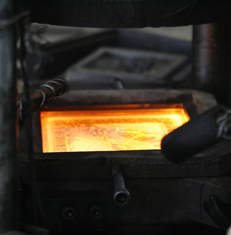 die Temperatur senken