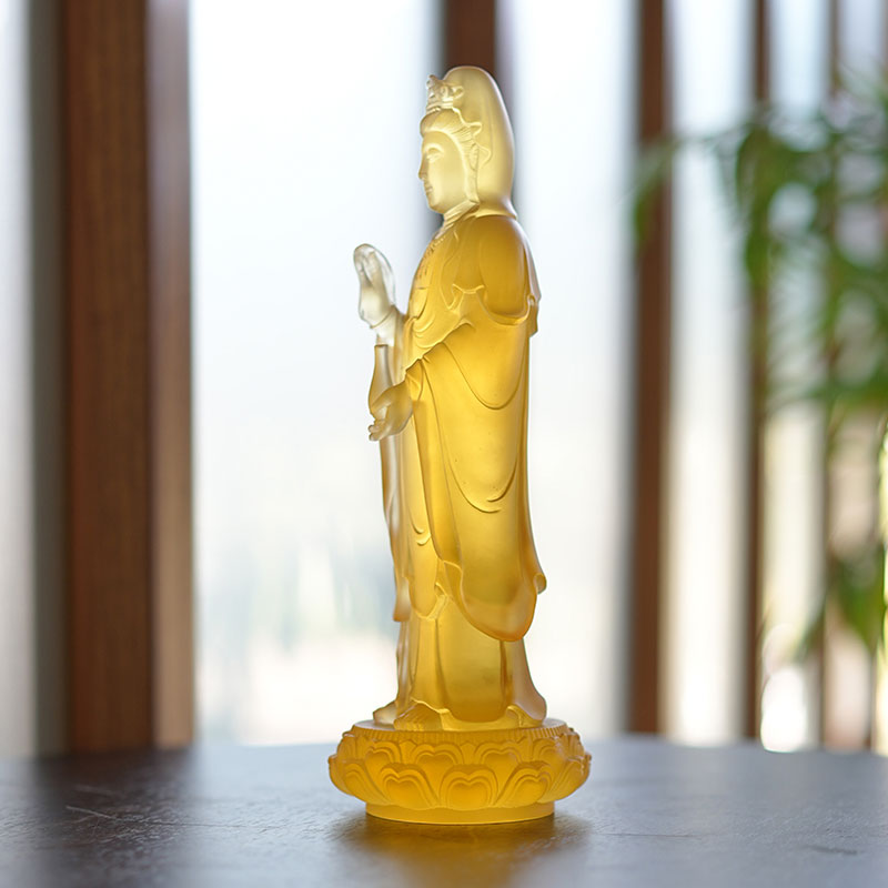 Guanyin Bodhisattva Glasstatue